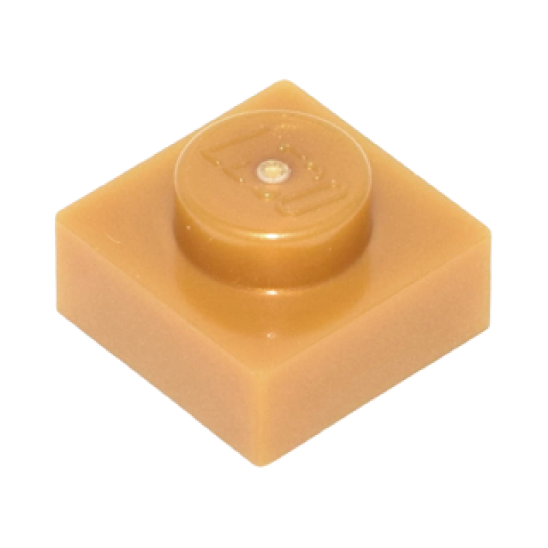 Plaat 1x1 Pearl Gold